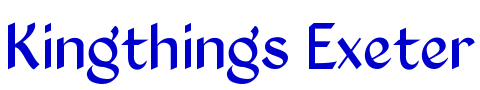 Kingthings Exeter الخط